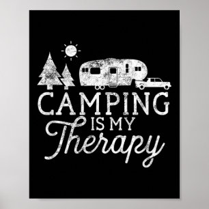 Affiche Camping Est Ma Chemise Thérapeutique Camper 5ème R