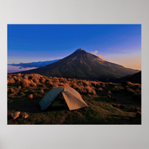 Affiche Camping Taranaki