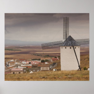 Affiche Campo de Criptana, anciens moulins à vent de La Ma
