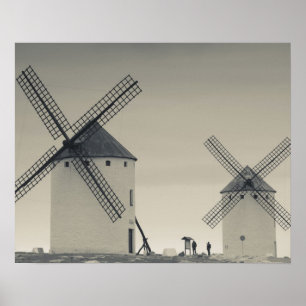Affiche Campo de Criptana, anciens moulins à vent de La Ma