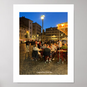 Affiche Campo di Fiore, Rome, Italie Imprimer Photo Design