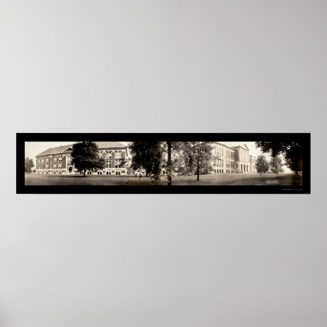 Affiche Campus Sud Purdue Photo 1913 (Devant)