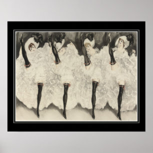 Affiche "Can-Can" Louis Icart