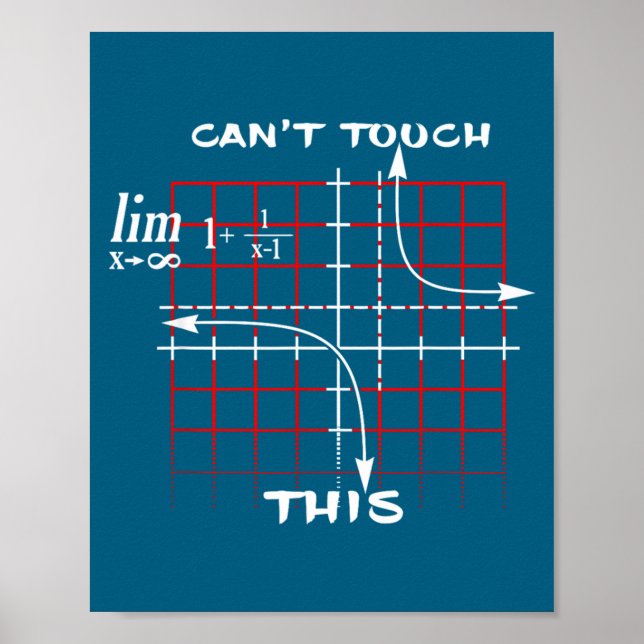 Affiche Can T Touch This Equation Math Funny Gift  (Devant)