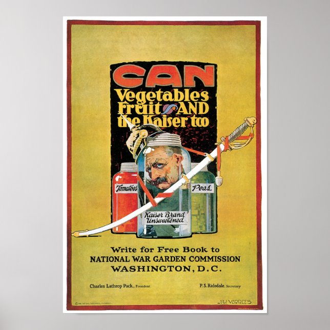 Affiche Can Vegetables, Fruit et Kaiser Too (Devant)