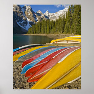 Affiche Canada, Alberta, parc national de Banff, Moraine