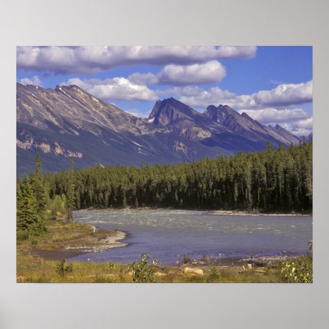 Affiche Canada, Alberta, parc national de Jasper. Grand (Devant)