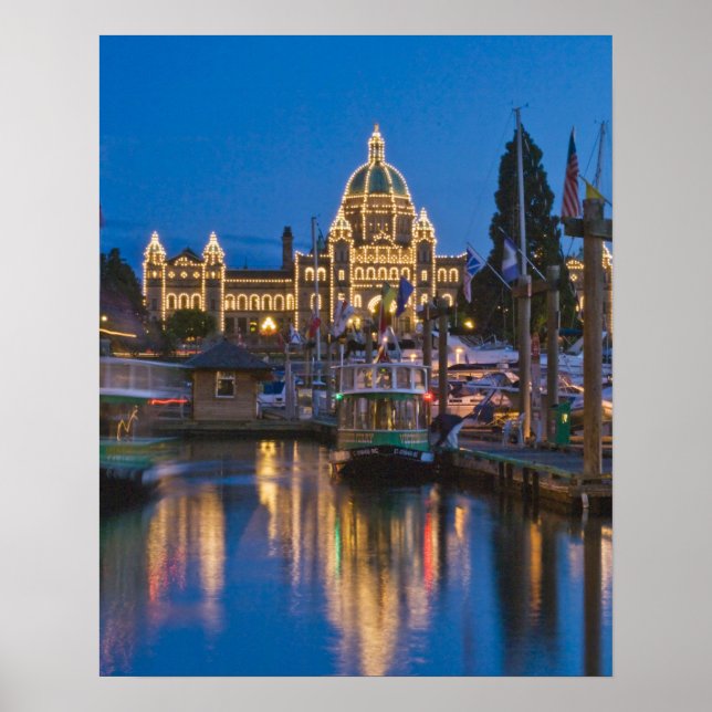 Affiche Canada, Colombie-Britannique, Victoria, Intérieur (Devant)