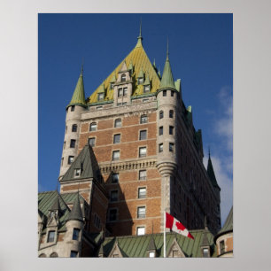 Affiche Canada, Quebec, Quebec City. Fairmont Chateau