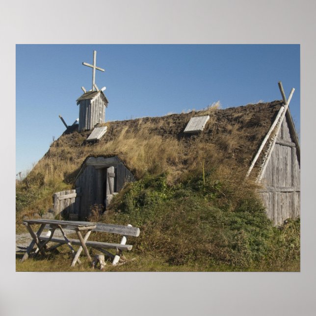 Affiche Canada, Terre-Neuve-et-Labrador, L'Anse Aux (Devant)