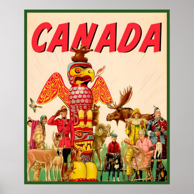 Affiche Canada Travel (Devant)