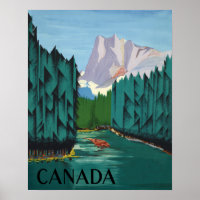 Affiche Canada Travel