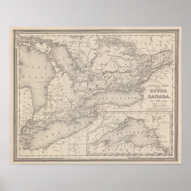 Affiche Canada West Upper (Devant)