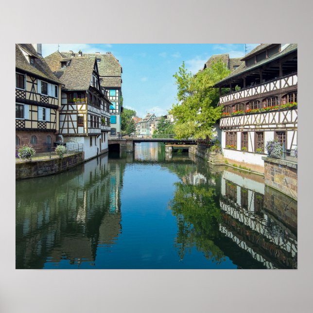 Affiche canal à Strasbourg France (Devant)