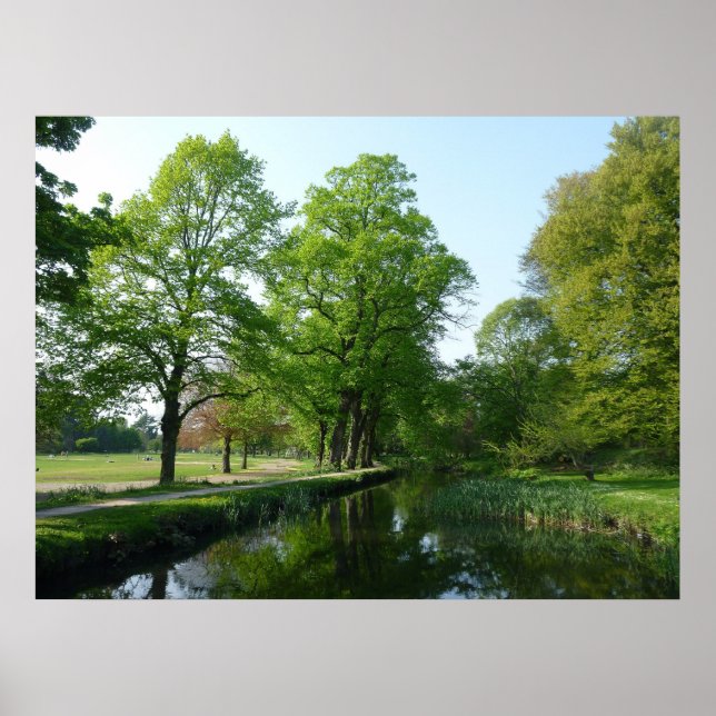 Affiche Canal - Bute Park, Cardiff (Devant)