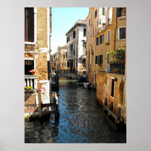 Affiche Canal calme à Venise, Italie