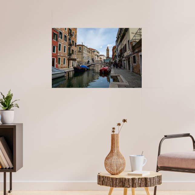 Affiche Canal charmant de Cannaregio Venise Italie (Salon 3)