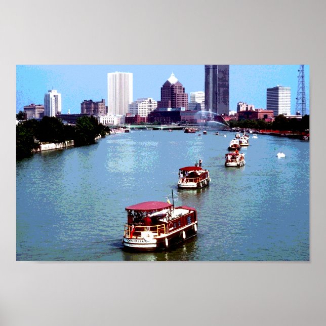 Affiche Canal de New York Rochester (Devant)