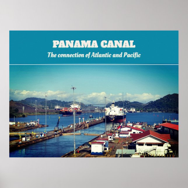 Affiche Canal de Panama (Devant)