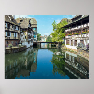 Affiche canal de Strasbourg France