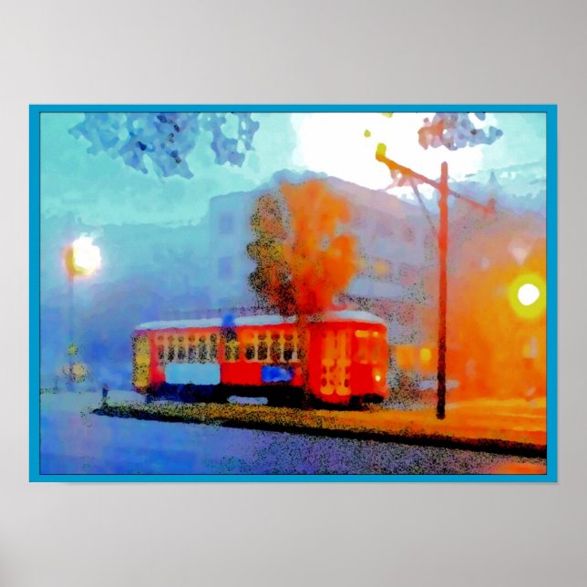 Affiche Canal Streetcar, Smudges in the Fog (Devant)