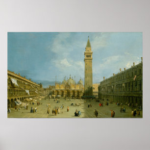 Affiche Canaletto   Piazza San Marco