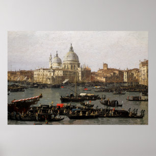 Affiche Canaletto Venise, le bassin San Marco