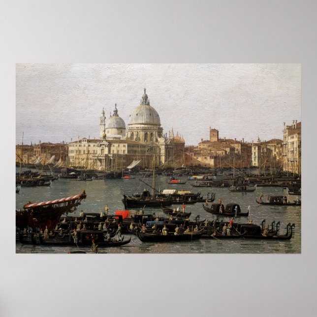 Affiche Canaletto Venise, le bassin San Marco (Devant)