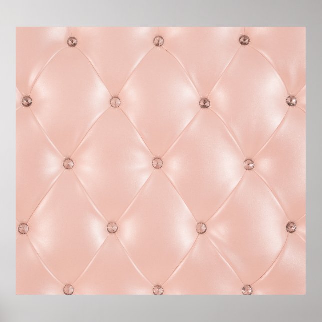 Affiche Canapé de luxe : Vieille Texture Rose (Devant)