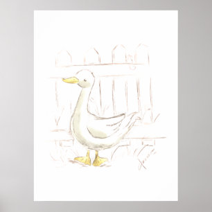 Affiche Canard de conte de fées