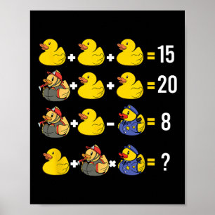 Affiche Canard Quiz sur l'Ordre des Opérations Canard en C