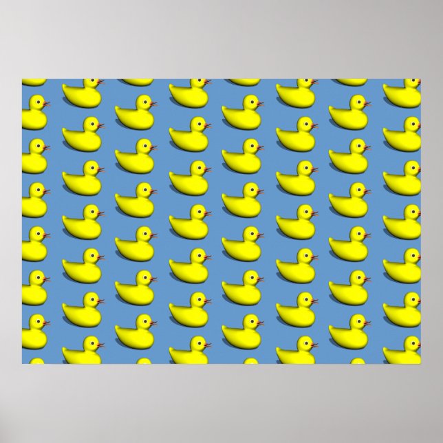 Affiche Canards en caoutchouc (Devant)