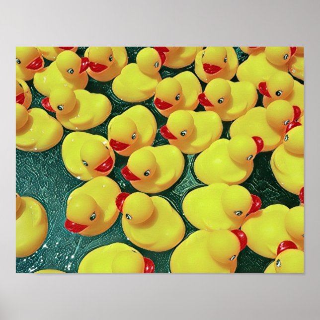 Affiche Canards en caoutchouc (Devant)