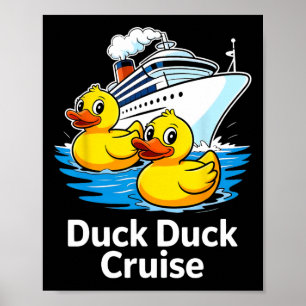 Affiche Canards en croisière Canard Canard Croisière Vacan