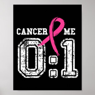 Affiche Cancer 0 Me 1 Chemise Cerveau Cancer Sensibilisati