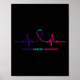 Affiche Cancer - Cadeau de sensibilisation au cancer du th