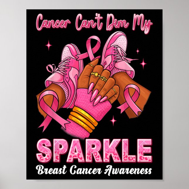 Affiche Cancer Cant Dim My Sparkside Sensibilisation au ca (Devant)