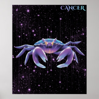 Affiche Cancer Céleste – Art Astrologique