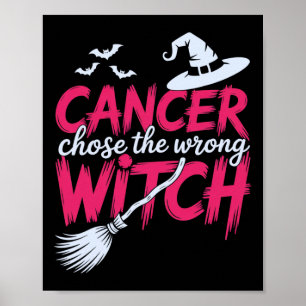 Affiche Cancer Choisir La Faute Sorcière Cancer du Sein