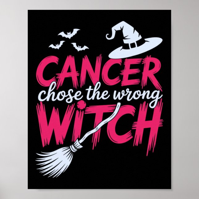 Affiche Cancer Choisir La Faute Sorcière Cancer du Sein (Devant)