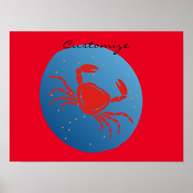 Affiche Cancer Crabe Zodiac Thunder_Cove (Devant)