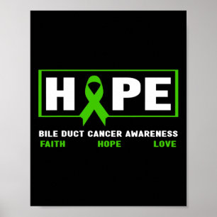 Affiche Cancer de la bille - Espérance Conscience du cance