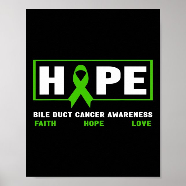 Affiche Cancer de la bille - Espérance Conscience du cance (Devant)