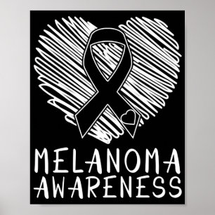 Affiche Cancer de la peau Melanoma Sensibilisation à la mé