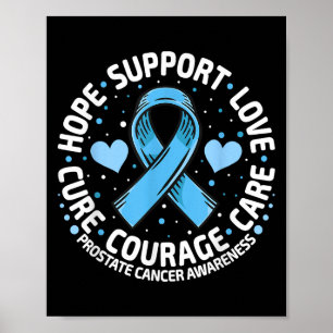 Affiche Cancer de la prostate Soutien de la famille Cancer