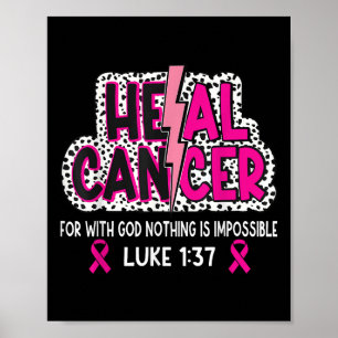 Affiche Cancer de la santé Croire Dieu Chrétien Cancer du