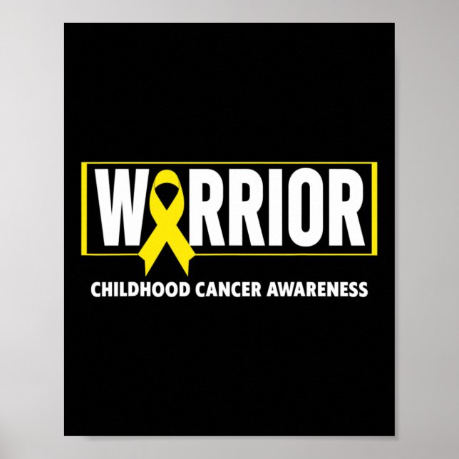 Affiche Cancer de l'enfance - Guerrier Le cancer de l'enfa (Devant)