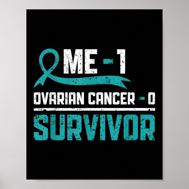Affiche Cancer de l'ovaire Survivant du cancer de l'ovaire (Devant)