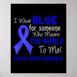 Affiche Cancer Du Colon Pour Quelqu'Un Qui Veut Dire Que L