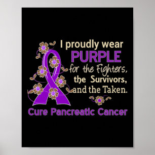 Affiche Cancer du pancréas pour les survivants des combats